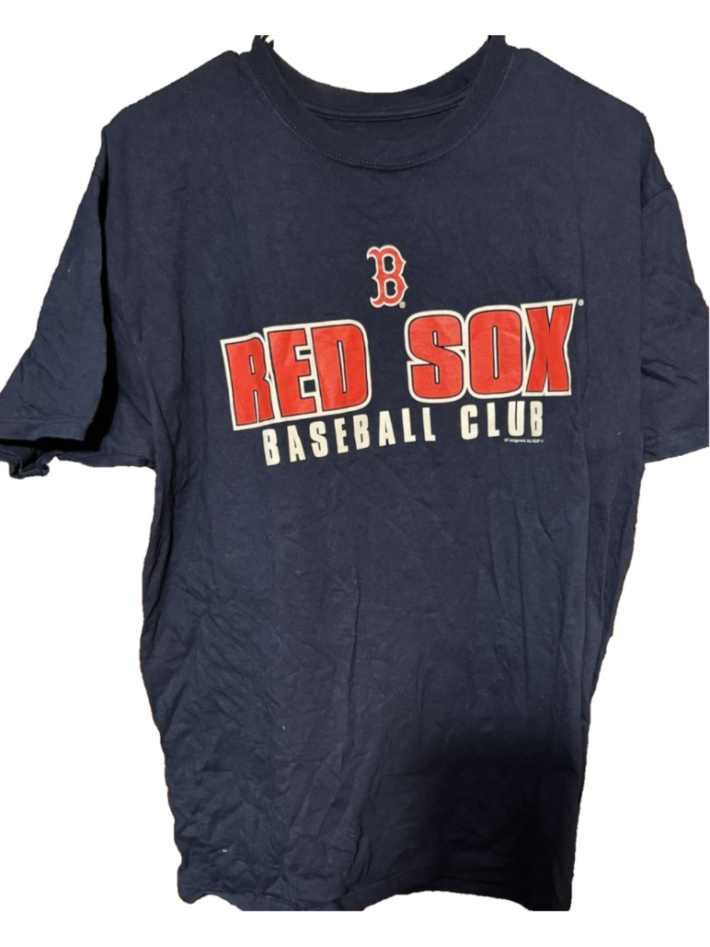 Boston Red Sox Short Sleeve Tee Men's L Blue